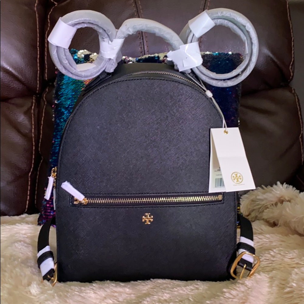 NWT TORY BURCH Emerson Backpack Plain pattern